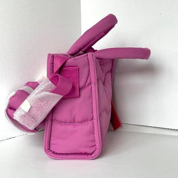 Coach Coachtopia Loop Mini Tote CT385 Pink Puffy Crossbody Bright Magenta - Picture 5 of 9